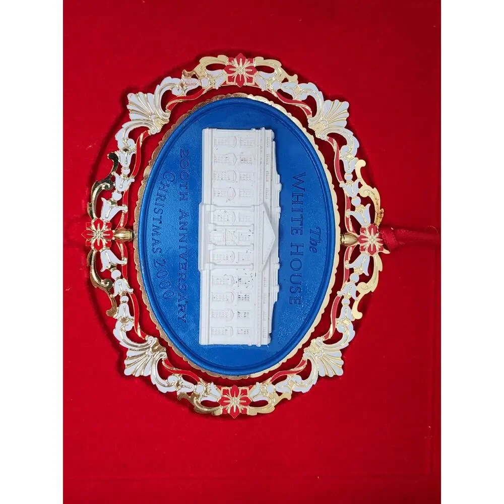 2000 The White House Historical Assoc. A House Becomes A Home Christmas Ornament